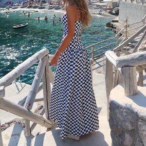 NWOT Shona Joy Erica Panelled Bustier Maxi Dress US Size 2